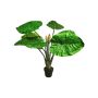 Calidora Alocasia finta SHIQI, fiori, vaso decorativo, verde, 105cm