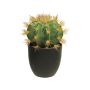 Cactus di plastica cuscino della suocera FEIJUN in vaso decorativo, verde, 23cm