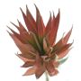Agave decipiens artificiale DEYUNA su stelo, rosso, 18cm