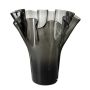 Vaso da fiori JODY EARTH in vetro, grigio, 35cm, Ø24cm
