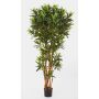 Croton goldfinger artificiale MIKE, tronchi veri, verde, 150cm
