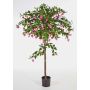 Albero di fucsia finto SANTIAGO tronco vero, fiori, fucsia, 140cm