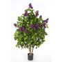 Albero di lillà finto VALENTINA tronchi veri, fiori, lilla, 150cm