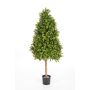 Albero di bosso artificiale TOM, tronco naturale, verde, 140cm
