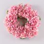 Corona di ortensie tessile MEJA, rosa, Ø35cm