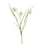 Ramo artificiale di iris REMARA, bianco-verde, 55 cm