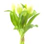 Bouquet di tulipani artificiali LONA, bianco, 30cm