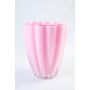 Vaso da fiori in vetro BEA, rosa, 17 cm, Ø 14 cm