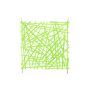Elementi divisori sospesi LUCIE, linee, verde, set da 4, 30 cm