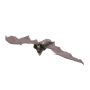 Decorazione di Halloween pipistrello vampiro VAMPY con risata inquietante / funzione di movimento, LED, 90cm