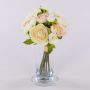 Mazzo di ranuncoli finti TONIE, bianco-rosa, 20cm, Ø20cm
