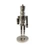 Figura decorativa Schiaccianoci RUNAR, argento, 12,5x15x41cm