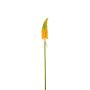 Fiore decorativo giglio di fuoco MAVORA, verde-giallo, 80 cm
