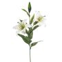 Ramo decorativo di giglio tigrato RAISA, bianco, 85 cm, Ø 17-18 cm