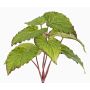 Begonia artificiale KATRICE su bastoncino, difficilmente infiammabile, verde, 25cm