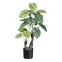 Pianta artificiale Colocasia SLIHER, tronco artificiale, verde, 70 cm