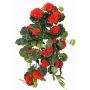 Geranio artificiale ANTON su stelo, rosso, 65cm, Ø5-8cm