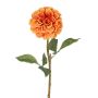 Fiore artificiale dalia BREDANA, arancione, 60 cm, Ø 11 cm