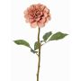 Fiore artificiale dalia BREDANA, rosa antico, 60cm, Ø11cm