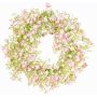Ghirlanda decorativa di gypsophila GERSAN, rosa-bianco, Ø30cm