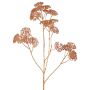 Ramo decorativo di achillea ORTEGA, rame, 70 cm, Ø4 cm