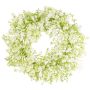 Ghirlanda decorativa di gypsophila GERSAN, bianco, Ø30 cm