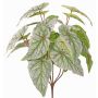 Begonia artificiale a foglia su bastoncino DIKTIS, verde-grigio, 35cm