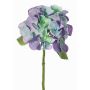 Fiori di ortensia artificiali CHIDORI, viola-blu-verde, 30 cm, Ø 13 cm