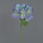 Fiori di ortensia artificiali CHIDORI, viola-blu-verde, 30 cm, Ø 13 cm