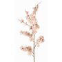 Ramo decorativo ciliegio ornamentale giapponese ZORYA con fiori, rosa-crema, 125 cm