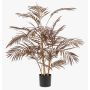 Palma artificiale Areca PARADISA, bronzo metallizzato, 105 cm