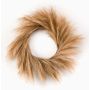 Ghirlanda decorativa pannocchie di erba piuma ILIAD, beige, Ø 60 cm