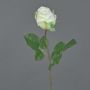 Fiore artificiale rosa POPI, bianco-verde, 55 cm, Ø7 cm