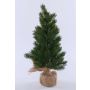 Albero di Natale artificiale KOLYMA in sacchetto di juta, 50 cm