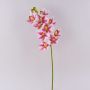 Ramo di orchidea Cymbidium artificiale LANAKILA, rosa-bianco, 75 cm