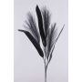 Ramo di canna in schiuma plastica ZIGOR con glitter, nero, 110cm