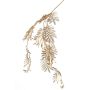 Ramo di mimosa artificiale RENGU, oro, 110 cm