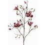 Ramo di magnolia artificiale in velluto JACKA, rosa antico, 105cm
