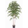 Betulla bianca artificiale TAMOU, tronchi naturali, verde, 195cm