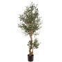 Olivo finto LAILANA, frutti, tronco artificiale, 150 cm