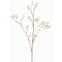 Ramo artificiale di lunaria KONIA, crema, 95cm