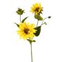Ramo di fiori artificiali Girasole JEVERA, giallo, 60 cm, Ø 8-11 cm