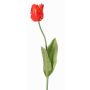 Fiore artificiale tulipano papagallo UAKARI, rosso-arancione-verde, 65cm, Ø6cm