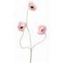 Ramo artificiale di papavero KINKA, rosa-crema, 50cm, Ø5cm
