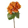 Fiori di ortensia artificiali CHIDORI, arancione, 60 cm, Ø 20 cm