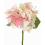 Fiori artificiali di ortensie CHIDORI, rosa scuro crema, 30 cm, Ø 13 cm