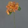 Fiori artificiali di ortensie CHIDORI, arancione, 30 cm, Ø 13 cm