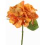 Fiori artificiali di ortensie CHIDORI, arancione, 30 cm, Ø 13 cm