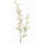 Ramo di delfinio artificiale LUCHANA, bianco, 95cm, Ø11cm