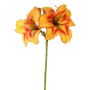 Fiore artificiale giglio NEULIDA con fiori, arancione-rosso, 65cm, Ø11cm